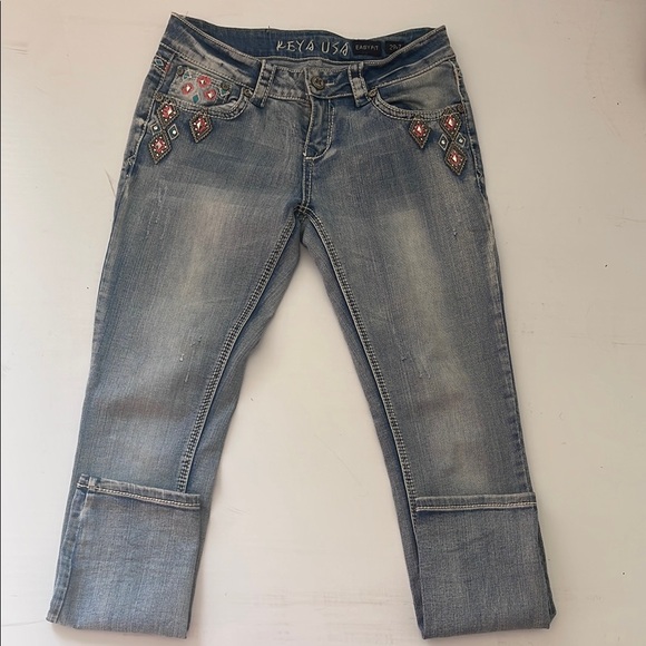KEYA Aztec Jeans easy fit Size 29 - Picture 2 of 5